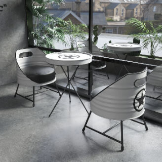 Compact barsofa set industriële bar tafels en stoelen op maat