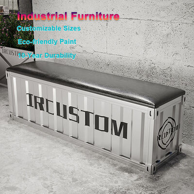 quality Versatile Shipping Container Bench Dual Seat Iron Metal Bench For Professional Dance Studio factory
