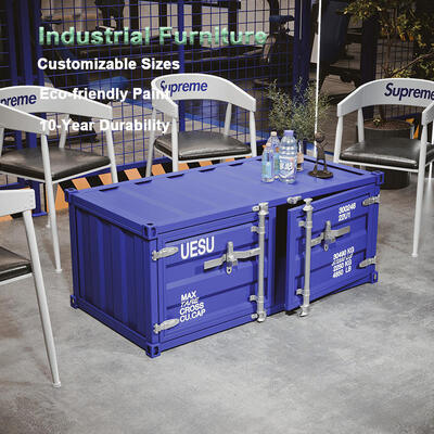 Bon prix Table basse industrielle en fer avec armoire de rangement pour salon, célébrité d'Internet en ligne