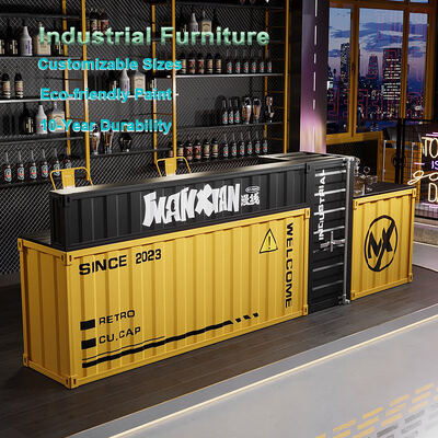 Good price Customized Color Durable Iron Frame Compact Design Front Desk Reception Counter for Commercial Use online
